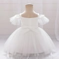 thumbnail image 5 of Delliss Baby Girl Flower Dress Tutu Tulle Princess Dresses 6M-3Y Infant Wedding Bridesmaid Birthday Party Sundress, 5 of 9