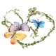 thumbnail image 2 of Corona de flores de mariposa para mujeres y niñas, diadema bohemia, diadema de flores, corona para boda, diadema de novia, tocado floral, corona para el cabello, 2 of 7