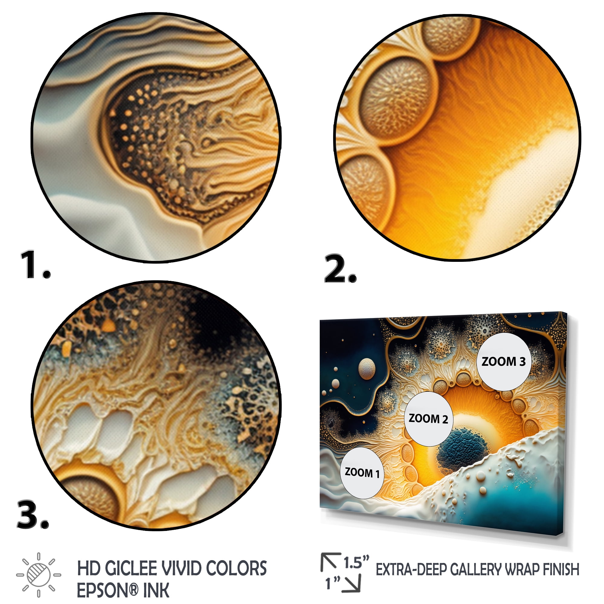 Designart Abstract Modern Shapes I Canvas Wall Art