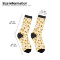 thumbnail image 2 of Goofa Shiba Inu Sunflower Pattern Children's Crew Socks, Kids' Daily Wear and Sports Socks, Breathable Socks, Sports Socks, Moisture-Wicking Socks for Children, 2 of 6
