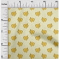 thumbnail image 1 of oneOone Cotton Poplin Fabric Rabbit Block Print Fabric By Yard 42 Inch Wide, 1 of 4