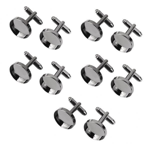 2x 10 piezas de 16 mm, base forma forma forma en , almohadilla de configuración, gemelos, gemelos, bricolaje en Hugo Gemelos en blanco