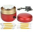 thumbnail image 1 of FLAMEEN Ceramics Wheel Machine, Ceramic Machine, Red Electric For Children Pottery Handicrafts Beginner Pottery Machine, 1 of 8