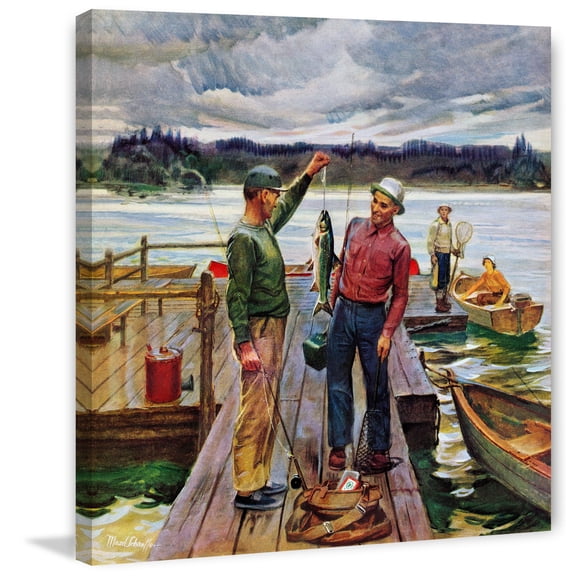 "The Big One" Painting Print on Wrapped Canvas