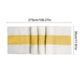 thumbnail image 3 of AUNVITO Linen Braid Patchwork Decorative Table Runner 12 x 108 Inch Farmhouse Tablecloth for Dining Table Kitchen Counter Holiday Party Decor, 3 of 6