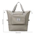 thumbnail image 1 of Bolsa de viaje de deporte plegable de gran capacidad impermeable para mujer (Gris) Likrtyny Para Estrenar, 1 of 8