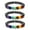 3PCS, variant on 5pcs Natural Stone Hematite 7 Chakra Bracelet Healing Balance Bead Pain Relief-1PC