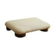 thumbnail image 2 of Taburete con escalón, taburete acolchado para pies, taburete pequeño con patas de madera, otomana pequeña para oficina, entrada, sala de estar, hogar 48cmx35cmx8cm, 2 of 9