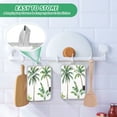 thumbnail image 6 of Two Pieces Of Square Heat Insulation Pad Oven Mitts 7x9.8 Inch Oven Microwave Kitchen Cooking Baking Beautiful Palm Trees, 6 of 7