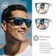 thumbnail image 4 of Lentes de Sol Knockaround Torrey Pines Polarizados UV400 Negro Mate, 4 of 9