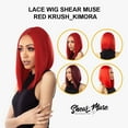 thumbnail image 2 of Ebo Synthetic Lace Front Wig Deep Part Kimora 14” ( 1 Jet Black ), 2 of 7
