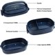 thumbnail image 2 of Fiambrera: Fiambrera Bento de 2 sofás con Couverts - Boite Repas de 3 compartimentos de 1550 ml - Caja Bento Compartimentée de plástico sin BPA - Boite Bento con compartimentos para adultos y hombres, 2 of 5
