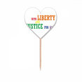 thumbnail image 1 of LGBT Rainbow Flag Liberty and Justice Toothpick Flags Heart Lable Cupcake Picks, 1 of 3