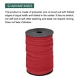 thumbnail image 3 of Uxcell 1/2" Double Fold Bias Tape Polyester Continuous Bulk Bias Tape for Sewing Seaming Claret 100 Yards, 3 of 5