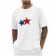 thumbnail image 1 of Tops para hombre, blusas y camisas de cuello redondo y manga corta para hombre, blusas casuales de moda con cuello redondo y manga corta para hombre, blusas de poliéster para hombre, 1 of 4