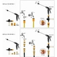 thumbnail image 6 of Aquoxis Pressure Washer, Handheld Power Washer with 360° Rotating Nozzle, 3 Spray Modes, Stainless Steel Universal Hose Fit, Tool-Free Installation (1 Set) (Black), 6 of 6