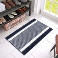 thumbnail image 6 of PEONAVET Bathroom Rugs Extra Thick Microfiber Striped Door Mat Non Slip Bathroom Kitchen Entry Rug Water Absorbent Floor Mat For Bathroom Kitchen Doorway Foot Mat, 6 of 6