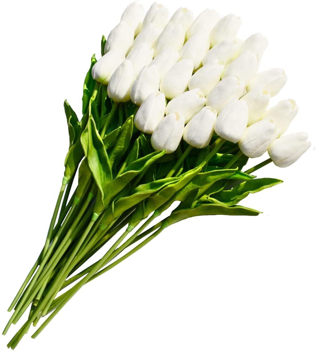 Tulips Artificial Flowers Real Touch Fake Tulips Fake Flowers for Decoration Faux Tulips Faux