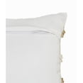 thumbnail image 5 of Ox Bay Textured Geometric 20 in. Square Tan Natural Throw Pillow, Count per Pack 1, 5 of 9