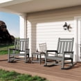 thumbnail image 2 of EastVita Outdoor Side Table 18 X 15 Inch Hdpe 2-Tier Patio Side Tables For Outside For Patio Pool Deck Indoor Backyard Gray, 2 of 6
