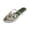 Silver, variant on Women's Flat Gold Beach Summer Vacation Sandals Butterfly Slides 2026 Strappy Casual Cute Wedding Flats Shoes Gold 43(US-10)
