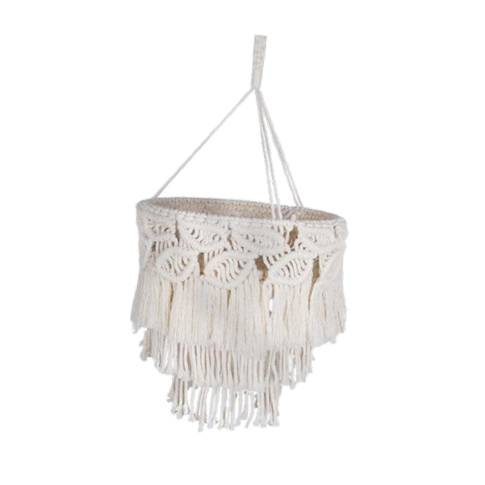 Bvdfgk Macrame ceiling lamp shade shade shade Handmade Modern Bohemianlight Shade Shade A