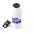 thumbnail image 4 of CafePress - I Wear Periwinkle 6.4 Esophageal Cancer Stainless - Stainless Steel Water Bottle, Sports Bottle, 1.0L, 4 of 5
