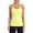 Yellow, variant on Women's Ribbed Workout Tank Tops with Built in Bra Racerback Athletic Top