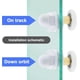 thumbnail image 2 of 8pcs 23mm Shower Door Rollers Bathroom Sliding Glass Door Pulleys Ultra-Quiet Replacement Wheels 23mm Diameter Wheels for Steam Room Shower Door, 2 of 5
