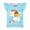 thumbnail image 3 of Hey Duggee Girls Blue Short Sleeve Short Leg Pyjama Set, 3 of 6