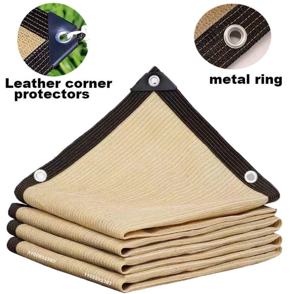 Outdoor Garden Shading Net, Terrace Awnings, Camping Shade Cover Mesh, UV Protection, HDPE Sunscreen Fabric, Shade4x5m﻿
