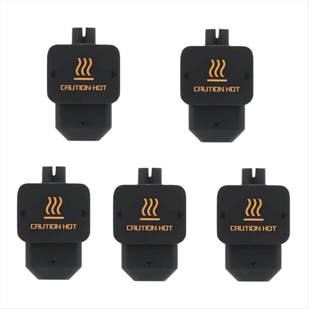 Protectora de Silicona para el Hotend H2D. Cubierta de Silicona para Accesorios de Impresora 3D Bambu H2D (5 Unidades).