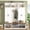 White, variant on DRNANLIT 62.2" Farmhouse Entryway Hall Tree with Bench, Coat Rack with Hooks & Cabinets for Mudroom - Black