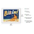thumbnail image 2 of Bikini Brand - Produce of U.S.A. - Vintage Fruit Crate Label c.1950s - Japanese Unryu Rice Paper Art Print (Unframed) 17 x 22 in, 2 of 4
