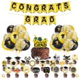 thumbnail image 1 of Graduation Decorations 2022 Graduation Party Supplies Inclu Congrats Grad Banner Photo Banner Paper Fans Balloons, 1 of 2