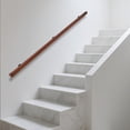 thumbnail image 4 of ToppiJoy 7ft Wall Mounted Wooden Handrails, Non-Slip Staircase Handrail for Stairs Indoor Outdoor, Home Garden Corridor Lofts Decking (Light Red), 4 of 20