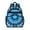 Blue Tie Dye, variant on Rainbow Tie Dye Wave Pattern Backpack for School,Cute School Bag,Schoolbag with Adjustable Shoulder Straps & Padded Back,15.25"x11.5"x5.25"