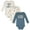 Cute Woodland, variant on Hudson Baby Infant Girls Cotton Long-Sleeve Bodysuits 3-Pack, Cute Hearts, 6-9 Months