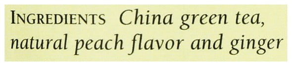 The Republic of Tea Ginger Peach Green Tea (Pack of 12)