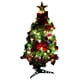 thumbnail image 2 of Árbol de Navidad de mesa miniatura, decoración para el hogar, regalo de Navidad, árbol verde de 30cm con luces blancas, 2 of 9