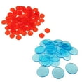 thumbnail image 2 of HLONK Compteurs Ronds en Plastique 100 Pcs 19mm Bingo Transparents pour Jeu de Mathématiques, 2 of 9