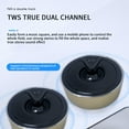 thumbnail image 7 of OEFNTAC C5 Metal Bluetooth Speaker Speakers Bluetooth Wireless Portable Wireless Speaker Ring Wireless Mini Aluminum Alloy Heavy Bass Gift, 7 of 7
