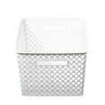 thumbnail image 5 of Mainstays Large Decorative Basket, 2 Pack, White, 5 of 8