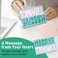 thumbnail image 5 of S&O Thank You Cards with Envelopes - Blank Greeting sheets for Handwritten Messages - Set of 24 Thank You Notes and Envelopes - Assorted Decor Cards with Stylish Color covers to Mix & Match, 5 of 7