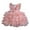 Pink, variant on Little Flower Girl Tulle Tutu Dress Princess Costume Birthday Party Dress Cosplay Outfits Red 11-12 Years