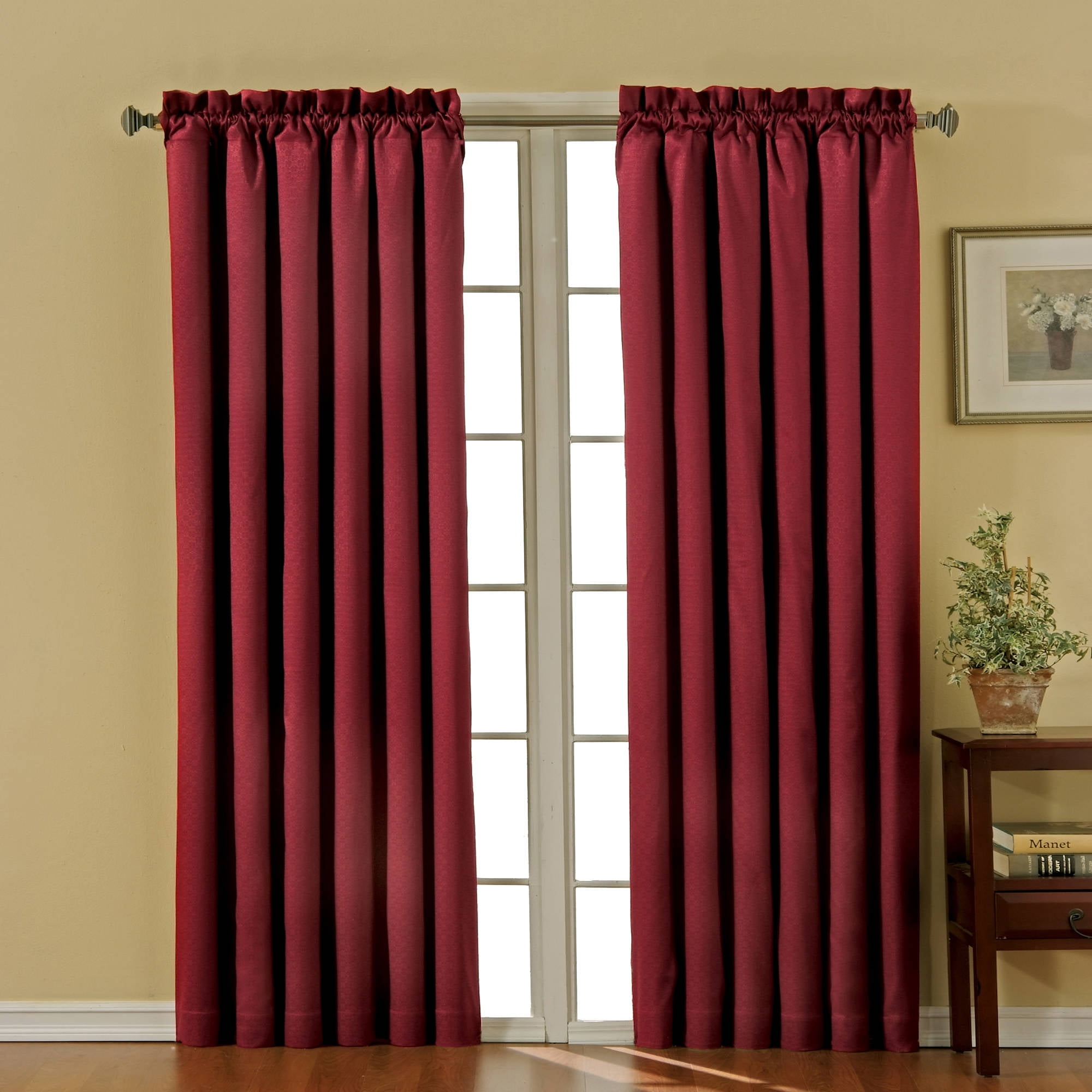 Eclipse Canova Thermal Energy Efficient Rod Pocket Curtain Panel Eclipse Canova Thermal Energy Efficient Rod Pocket Curtain Panel