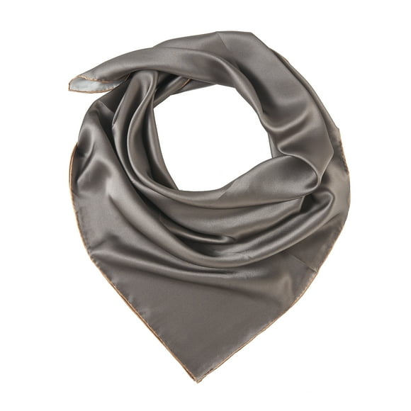 Foulard Pure Silk de Plage en Sable / Sable Rose, Sable Doré, Sable Gris / Petit Foulard pour la Tête Ou Grand Châle Carré / Collection de Couleur Unie
