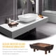 thumbnail image 4 of Jabonera de madera maciza con bandeja vintage, caja de madera para baño, teca, 4 of 6