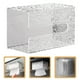 thumbnail image 3 of Caja dispensadora de pañuelos de papel, rectangular, transparente, sin perforaciones, para guardar pañuelos de papel., 3 of 8