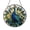 Acrylic 3.5 Inch, variant on Stained Glass Peacock Window Hanging, Vibrant Feather Motif, Decorative Panel for Home or Office, Elegant Nature Inspired Accent